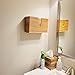 PENGKE Bamboo Paper Towel Dispenser,Wall Mount and Countertop Multifold Paper Towel Holder,C-Fold, Zfold,Tri fold Hand Towel Holder for Bathroom and Kitchen