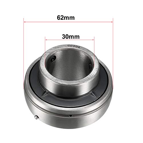 Roulement à insertion UC206 uxcell 30mm pour rénover vos outils agricoles - 3