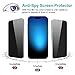 PEHAEL 2+2 Pack for iPhone 15 Pro Privacy Screen Protector with Camera Lens Protector Full Coverage Anti-Spy Tempered Glass Film 9H Hardness Easy Installation Bubble Free [6.1 inch]