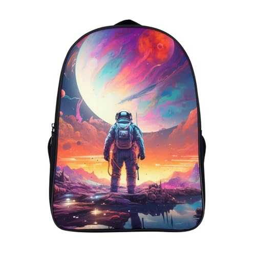 Mochilas escolares de astronauta 3D mochila infantil para niños primaria y secundaria