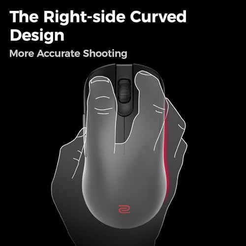 ZOWIE FK2-DW Mouse eSports wireless | Ricevitore migliorato 4K | simmetrico | 65g | Driverless | Sensore 3950 | Polling rate 4K - Mouse gaming - Immagine 5