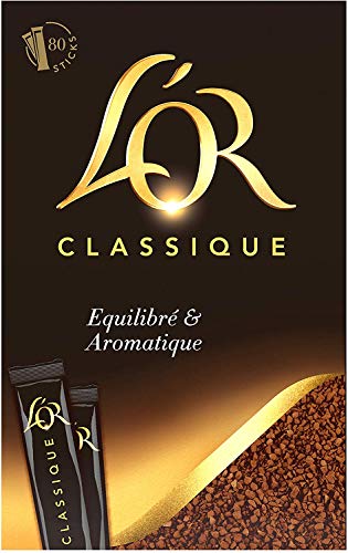 L'Or Café Soluble Classique Sticks 144 g - Lot de 4