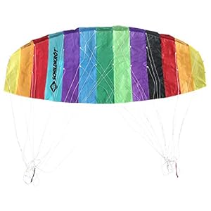 Schildkröt® Dual Line Sport Kite 1.6, Zweileiner Lenkmatte, ab 12 Jahren, 45x160cm, inkl. Polyester Flying Line (45kp), 2x25m auf Winder mit Schlaufen, 3-6 Beaufort; 970460