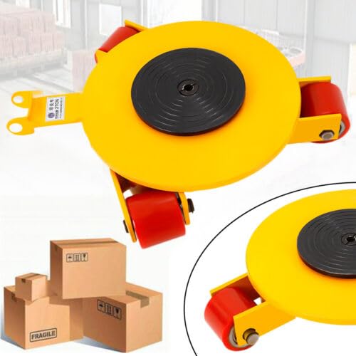 Machinery Mover, 3 Wheels Furniture Mover, Industrial Machinery Mover, set da 2 T, ruote di trasporto