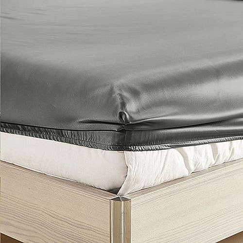 Image of Bamboo Sheet Set 3 Pc Organic, Natural, Softest, 400 Thread Count Cooling Like Silk (Twin XL, Charcoal Grey)