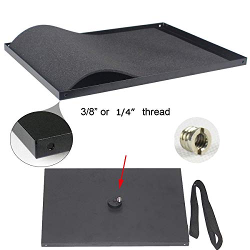 Projector Tripod Tray Platform Holder Pallet for Tripod Stand Mount 3/8” Screw Mountable