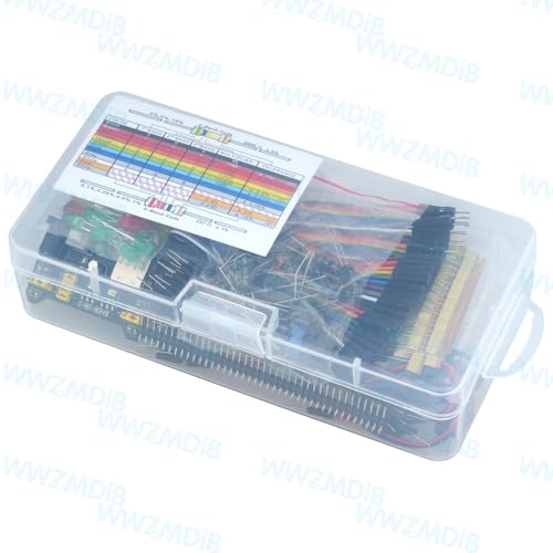 WWZMDiB 438 Pcs Electronics Breadboard Kit Beginner Starter Kit Compatible with Arduino,STM32,Raspberry Pi - Image 6