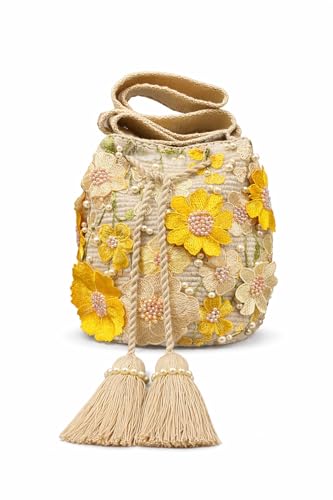 Genérico MOCHILA WAYUU - BAG - TRADITIONAL - GABO - FLORES AMARILLAS - COLOMBIA - GUAJIRA