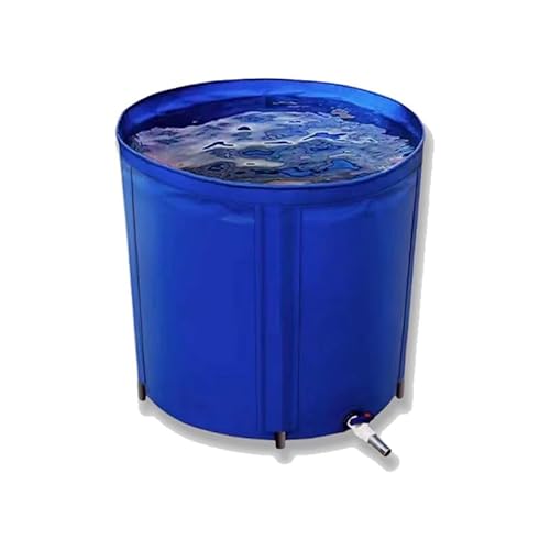 Generico Laghetto per Pesci Pieghevole in Tela PVC - Piscina con telone Spesso con Struttura, Serbatoio di stoccaggio dell'Acqua Esterno per Allevamento di Koi, Piscina Fuori Terra (1,8x1 m/5,9x3,3 p