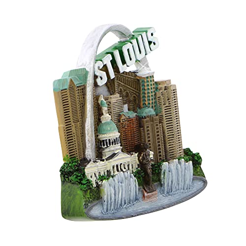 Imán Decorativo Saint Louis 2.5 pulgadas miniatura 3