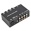 Mini Dj Mixer, UITGEBREIDE COMPATIBILITEIT NOISE CANCELING GELUID Sound Mixer Versterker voor Mac Mini voor voor TV…