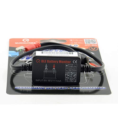 Quicklynks Auto Battery Monitor Bm2 Bluetooth 4.0 12V Device Car Battery Tester #TOP3