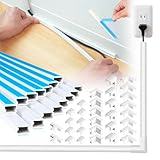 atRise 配線カバー セット 【必須パーツ完備/かんたん設置デザイン】 日本企業企画 配線カバーセット 配線隠し コード隠し コードカバー 配線 カバー モール