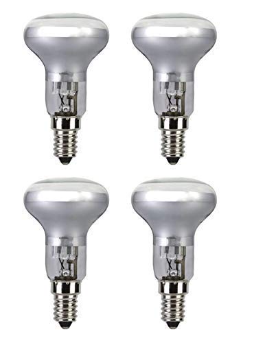 Preisvergleich Produktbild YiFeng R50 Halogen-Reflektorlampe, 28 W, dimmbar, R50 (entspricht 37 W), SES E14 Kleine Edison-Schraube, 4 Stück