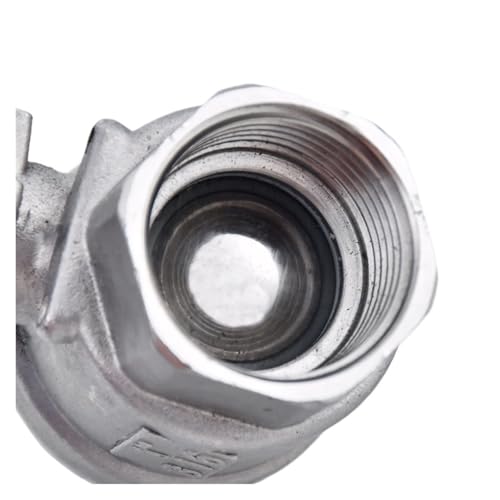 Válvula de bola de acero inoxidable 304 para sistemas de riego y fontanería G1-1/2 4