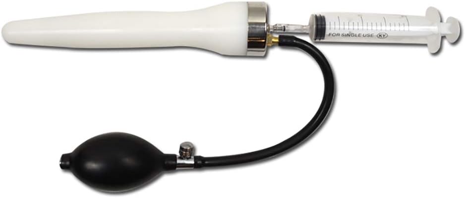 iDili Professional Dogs Artificial Insemina Syringe, Imitation Natural Mating Insemination Artificial Silicone Inseminating Syringe (A: for Over 40KG Dogs)