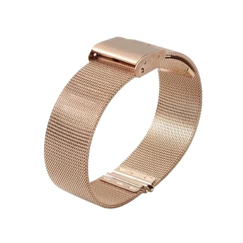 Bracelet de montre milanais fin or rose noir argent pour montre connectée 20mm