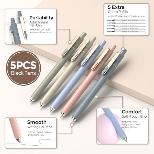 Image of Nicpro School Supplies Stationary Set with Pencil Case, 39 PCS Cream | Back to Schoo Supplies, Pen Case with 12 Highlighter, 5 Gel Pen, 6 Mechanical Pencil, Essentials for College, Nursing Student