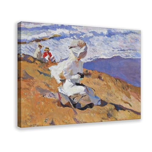 Toile Joaquin Sorolla WCYB poster d'art avec cadre à suspendre haut de gamme