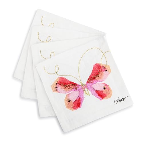 Servilletas de Tela Decorativas Demdaco Set x4 miniatura 2