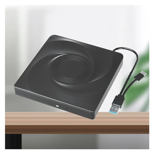 Lecteur CD/DVD externe ultra rapide Plug and Play avec câble Type-C