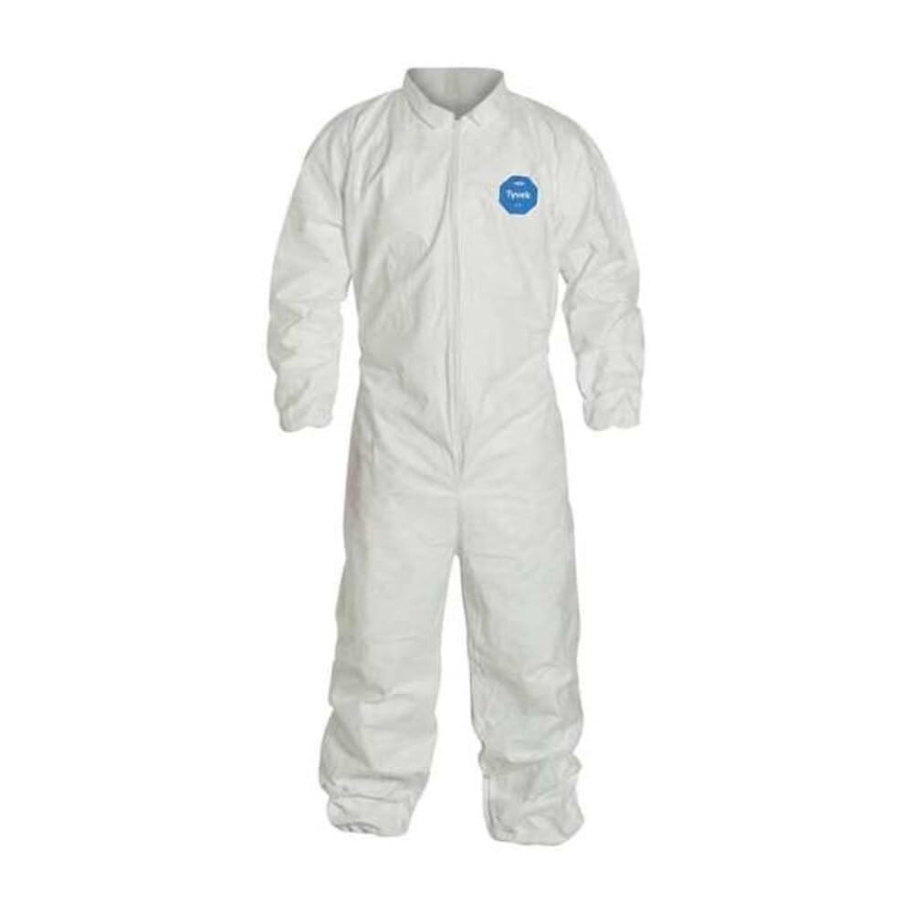 DuPont Tyvek 400 TY125S kombinezon ochronny, jednorazowy, elastyczny mankiet, biały, 3XL (opakowanie 25 sztuk)