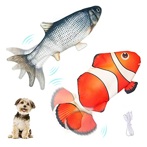 Petgravity Realistic Flopping Fish Toy