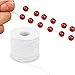 Produktbild PERFETSELL 100m Elastische Kordel Schnur Perlenschnur 1mm Breite Polypropylen Gummikordel Elastisches Seil Zum Nähen und DIY Schmuck Kleidung Handwerk(1 Rollen) (Weiß)