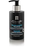 Olive Spa UK Santo Volcano Spa Shampoo for All Hair Types, Sulfate-Free, Scalp Balancing, with Volcanic Water and Organic Olive Oil