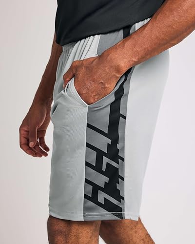 image for Real Essentials Mens Mesh Shorts Active Wear Athletic Short Men Basket