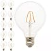 Produktbild Mengjay® 10 Stück Vintage LED 8 Filament Globe Glühbirne G95 8 W LED Leuchtmittel E27 Sockel 650 Warm Weiß 2200-2300 K LED Leuchtmittel 220 V 80 W entspricht nicht dimmbar 95 * 135 mm