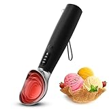 Pala de hielo calentada eléctrica, pala de hielo de calefacción rápida de 3 niveles (120 ° F / 140 ° F / 160 ° F) para hielo duro, pala de hielo más cálida USB-C, IPX7 y fácil limpieza