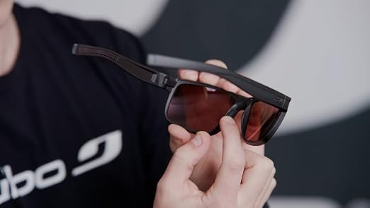 Amazon.com: Julbo Renegade Lifestyle Sunglasses - Black/Red Frame