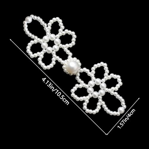 URROMA Flower Pearl Frog Buttons - Image 2