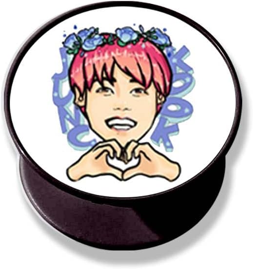 BTS Pop Socket BTS Army Jungkook,Suga, J Hope, Kim Taehyung, Jin, Jimin, RM, BTS Band Singer,Music,Kpop, Quirky Pop Socket Grip for Smart Phones 10