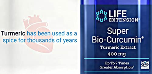 image for Life Extension Super Bio-Curcumin Turmeric Extract 400mg, 90 Veg Caps 