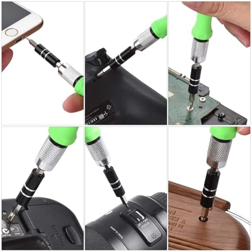 Image of 32 in 1 Magnetic Precision Mechanic Screwdriver Set, Contains 30 Bits Precision Repair Tool Kit, Screwdriver Tool Set for Computers, Eyeglass, Watch, Laptop, Phone, Pad, Toy