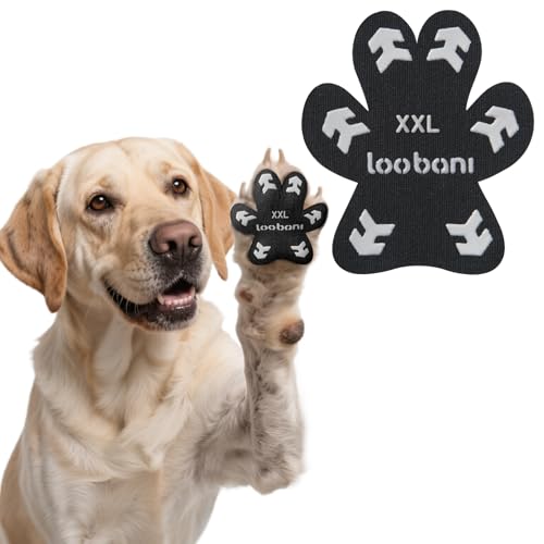 Loobani Paw Pads for Dogs Traction: Anti Slip Dog Paw Grippers for Senior Dogs Walking on Hardwood Slippery Floors - Dog Paw Protector Stickers for Prevent Licking & Wound Care, Easy Using