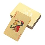 Jeux de cartes - ces cartes de poker peuvent être utilisées cartes à jouer sur table pour amuser, également pour jouer collectionner, un de cartes en or.