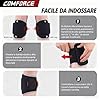 COMFORCE Tutore per il Sollievo dal Dolore Sciatico, Tutore per il Sollievo dal Dolore del Nervo Sciatico con Cuscinetto a Pressione per Uomini e Donne Unisex (10″-21″) (Polpaccio)