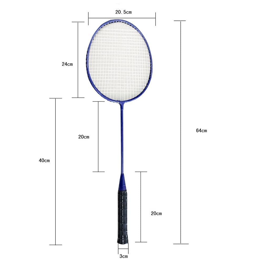 Set De Badminton Portable FBSPORT – Filet 3m, 2 Raquettes, 2 Volants, Sac De Transport – Sans Piquets