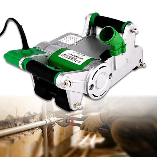 PASPRT Cortadora Eléctrica De Ranuras para Paredes De 1100 W, 220 V, Herramienta Antibloqueo para Ranurar Paredes Huecas Y Arenosas. (220v)