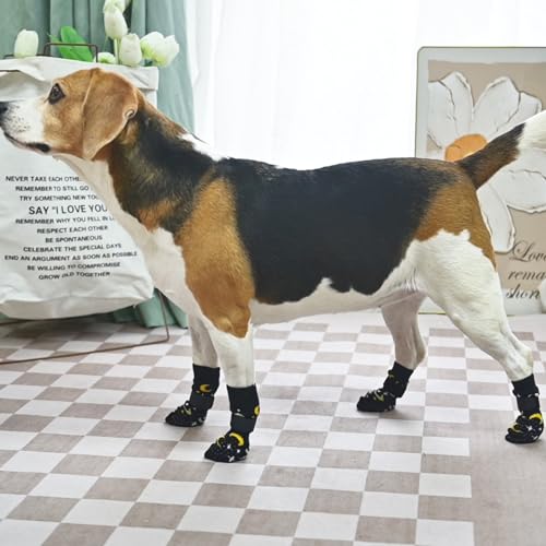 Protections de pattes anti-torsion et anti-glisse pour grand chien - 8