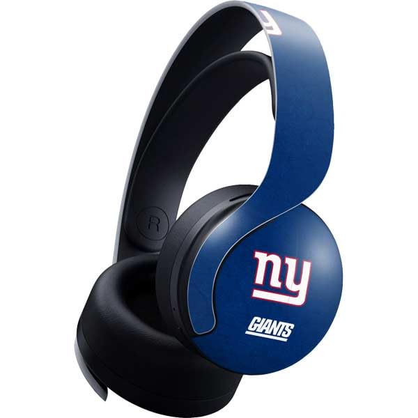 Skinit Decal Gaming Skin Compatible with Pulse 3D Wireless Headset for PS5 - Officially Licensed NFL New York Giants Distressed Design