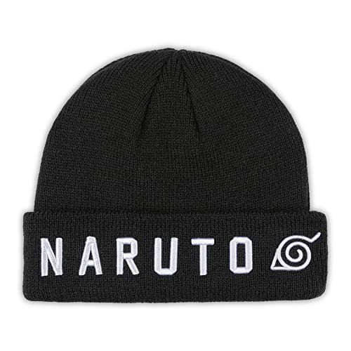 BioworldNaruto Leaf Village Symbol Adults Beanie Black