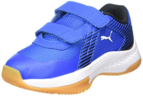 PUMA Unisex Kinder Varion V Jr Hallenturnschuh,PUMA ROYAL-PUMA WHITE-PUMA BLACK,32 EU