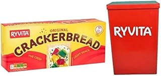 Ryvita Original Crackerbread 200g with Container - Pack of 2