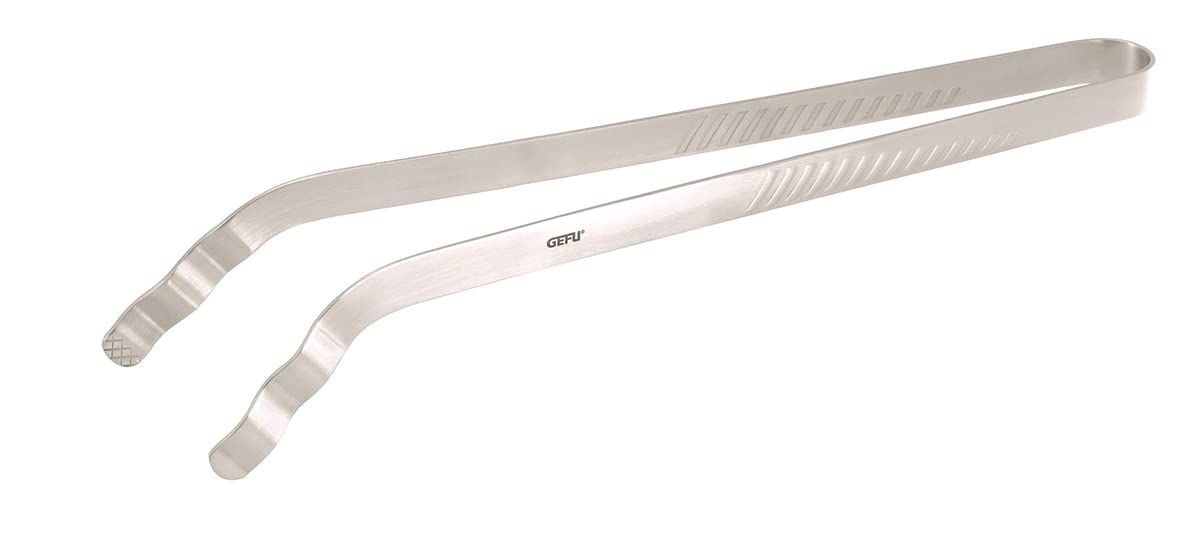 Gefu 21540 BBQ Tongs, Silver