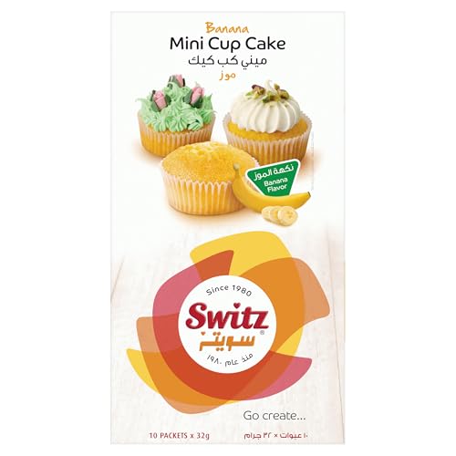 Switz Mini Banana Cupcakes Family Pack 10 x 32g