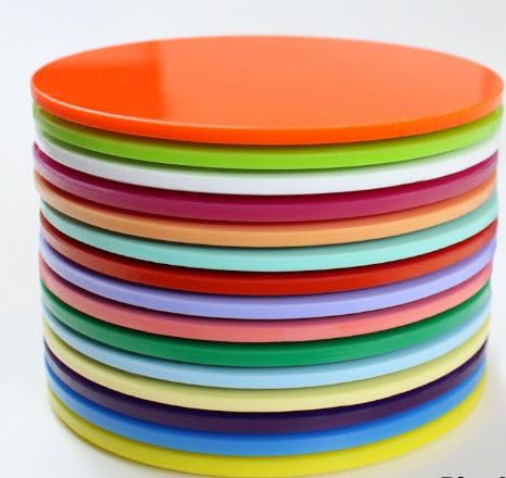 Laser Cut Plastic Circles Acrylic Discs 3mm (Opal Frost, 200mm)